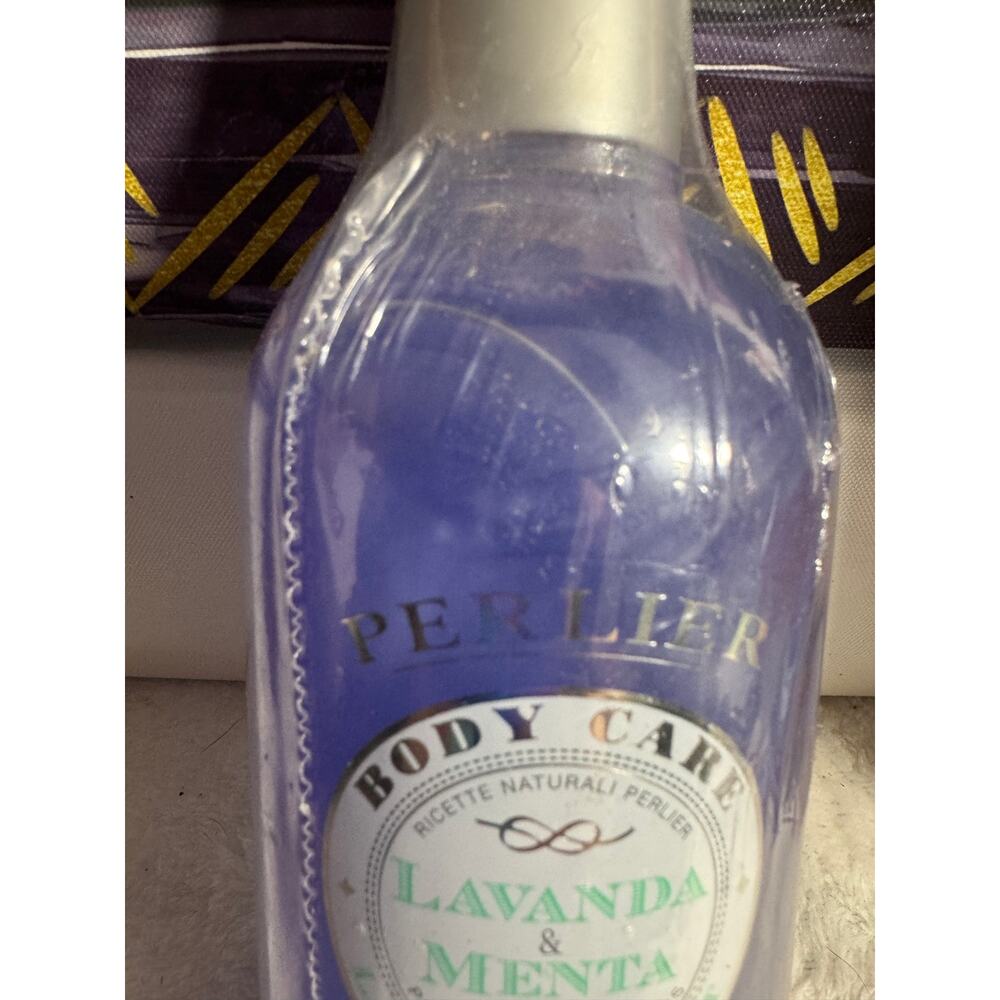 Perlier Lavender and Mint Bath and Shower Cream 16.9fl oz - Picture 2 of 3